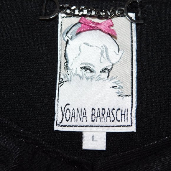 Yoana Baraschi Womens L Black Sparkle Detail Blazer - Picture 2 of 15